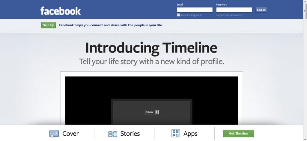 facebook timeline