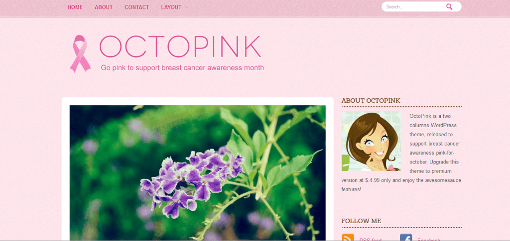 Pink WordPress Theme